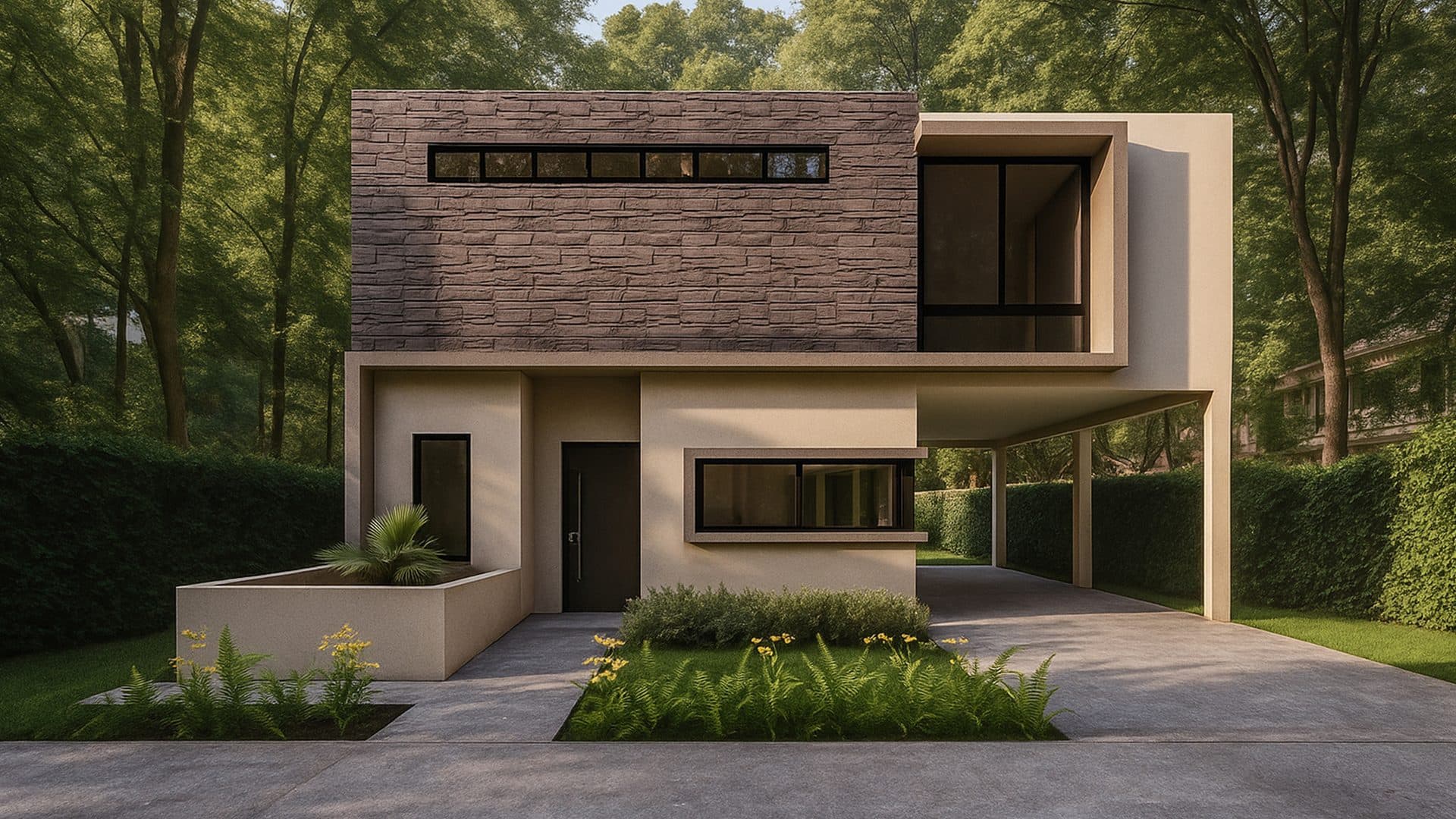 Areguá Forest — render panorámico